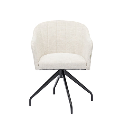 Outdoor Drehsessel Nixon / VELUVÉ by LIKA-TEX® Bezug 100% wetterfest pearl