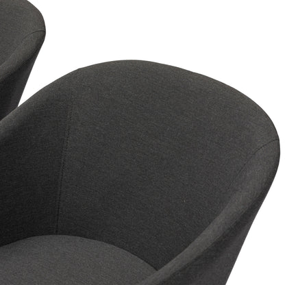 Outdoor Drehsessel Nixon LIKA-TEX® Bezug 100% wetterfest lava (anthrazit)