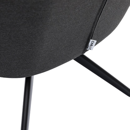 Outdoor Drehsessel Nixon LIKA-TEX® Bezug 100% wetterfest lava (anthrazit)