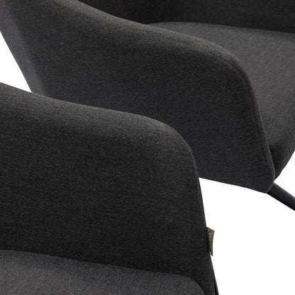 Outdoor Drehsessel Nixon LIKA-TEX® Bezug 100% wetterfest lava (anthrazit)