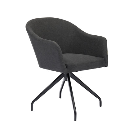 Outdoor Drehsessel Nixon LIKA-TEX® Bezug 100% wetterfest lava (anthrazit)