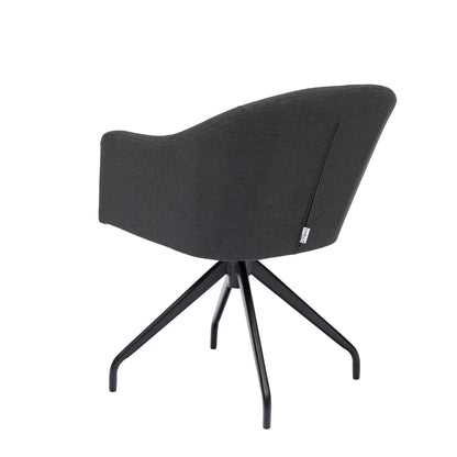 Outdoor Drehsessel Nixon LIKA-TEX® Bezug 100% wetterfest lava (anthrazit)
