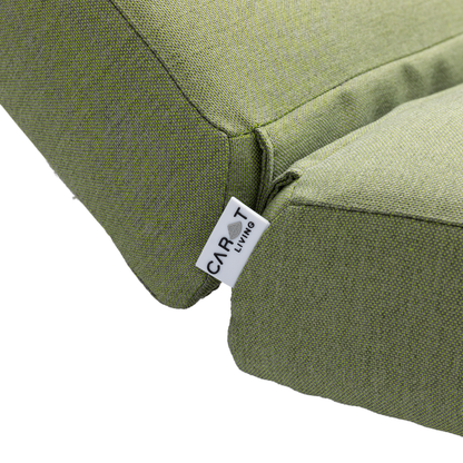 AUS DER AUSSTELLUNG ☀️ Outdoor Sonnenliege Heritage 100% wetterfest LIKA-TEX® Bezug in olive (grün) Wetterfest