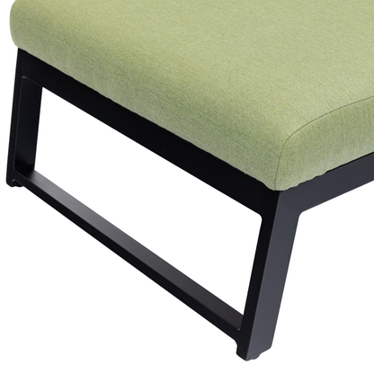 AUS DER AUSSTELLUNG ☀️ Outdoor Sonnenliege Heritage 100% wetterfest LIKA-TEX® Bezug in olive (grün) Wetterfest