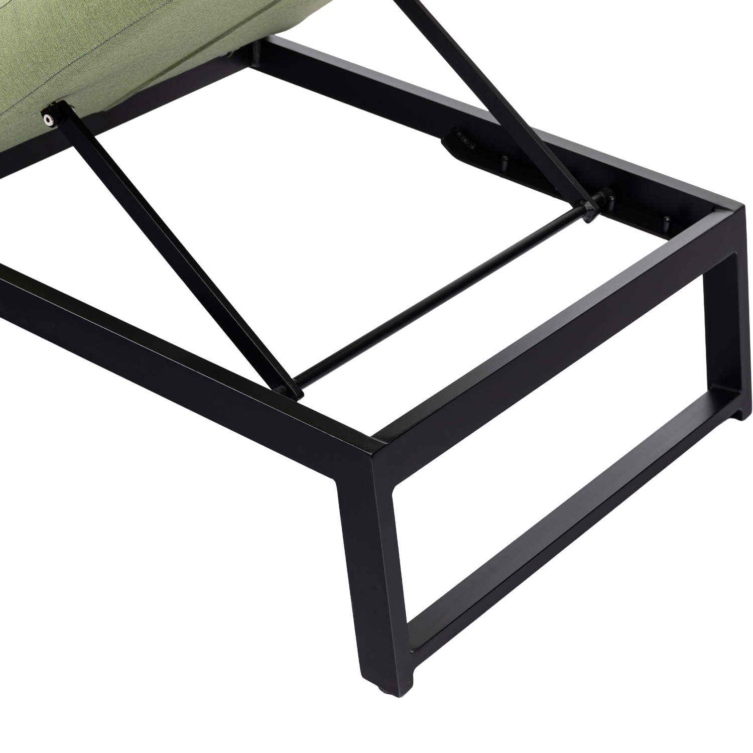 AUS DER AUSSTELLUNG ☀️ Outdoor Sonnenliege Heritage 100% wetterfest LIKA-TEX® Bezug in olive (grün) Wetterfest