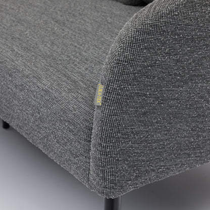 Outdoor Lounge Set Pulse VELUVÉ by LIKA-TEX® Bezug zu 100% Wetterfest onyx