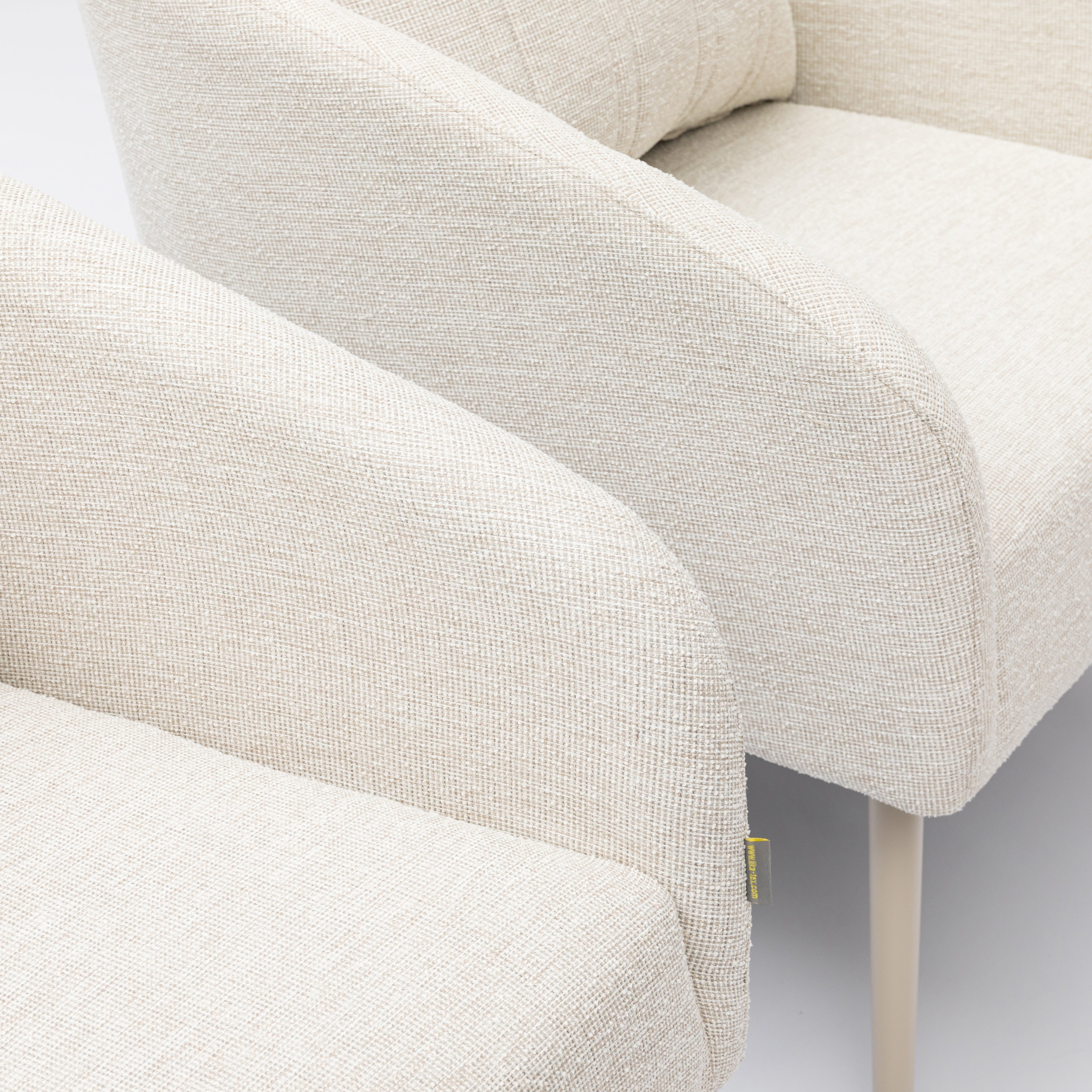 Outdoor Lounge Set Pulse VELUVÉ by LIKA-TEX® Bezug zu 100% Wetterfest pearl
