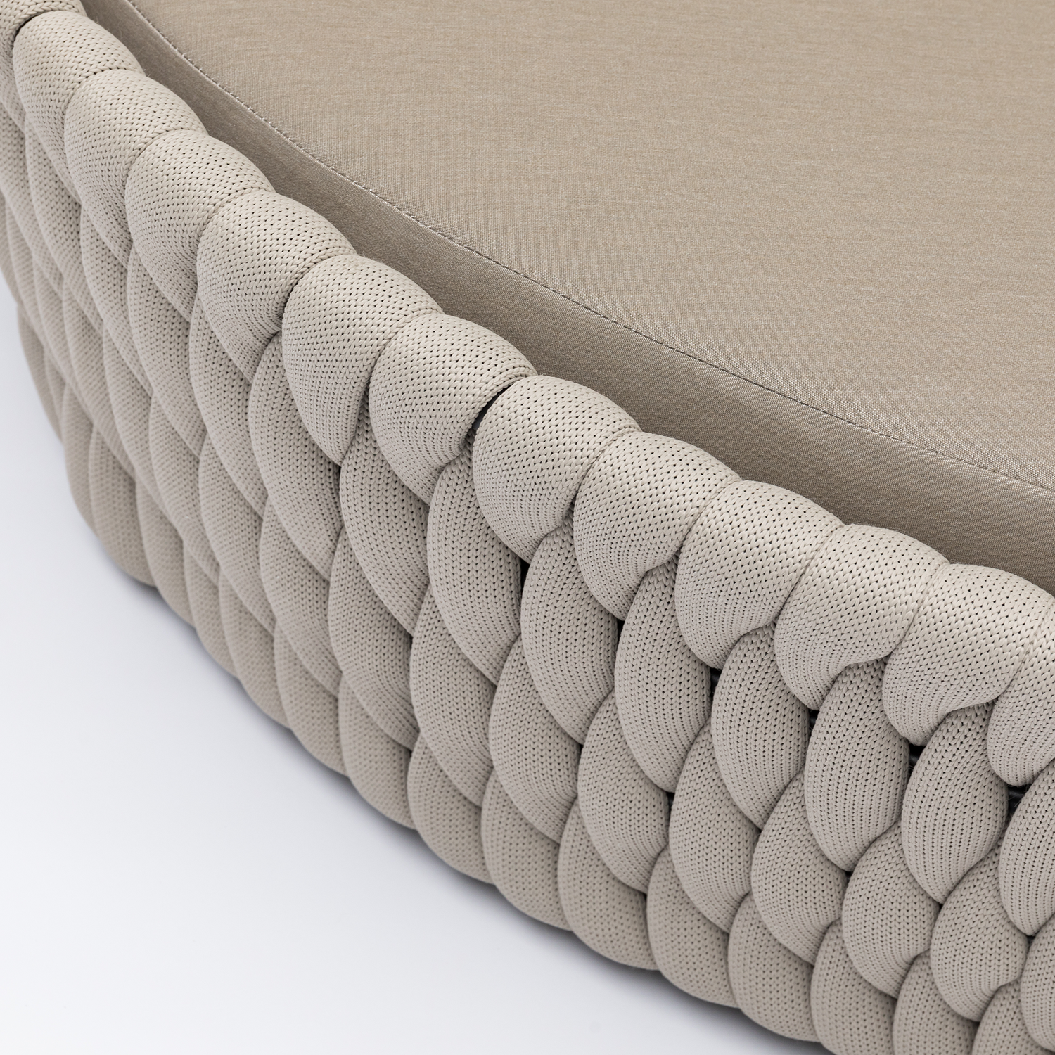 LUXUS PUR! Alu / Rope Daybed Orba 100% wetterfest LIKA-TEX® Bezug