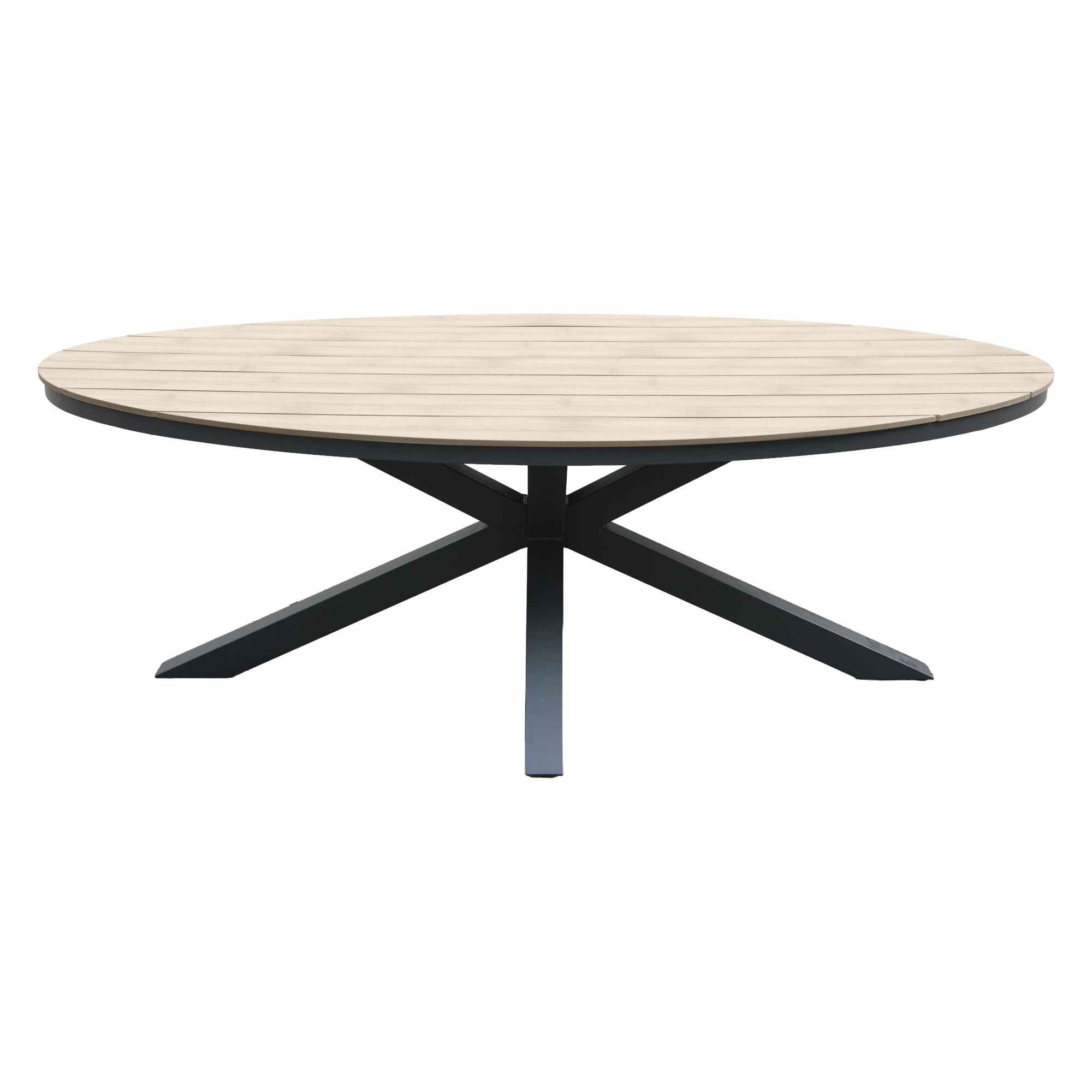 ☀️Summer Deal !☀️ Aluminium / Nonwood Tisch Volterra 220x115x74cm in der Farbe Oak