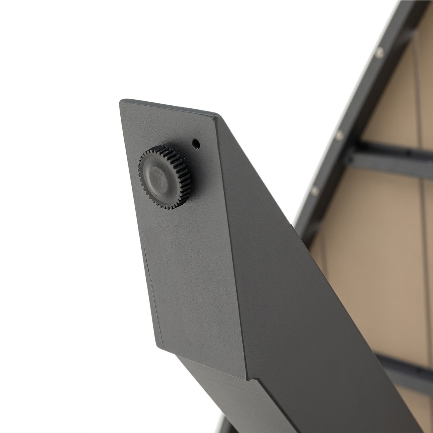 Aluminium / Nonwood Tisch Volterra 170x170x75cm oak - Triangel Form