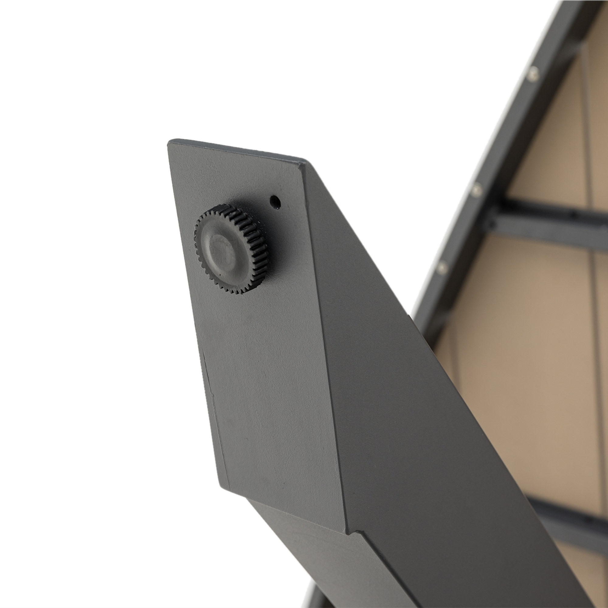 Aluminium / Nonwood Tisch Volterra 170x170x75cm oak - Triangel Form