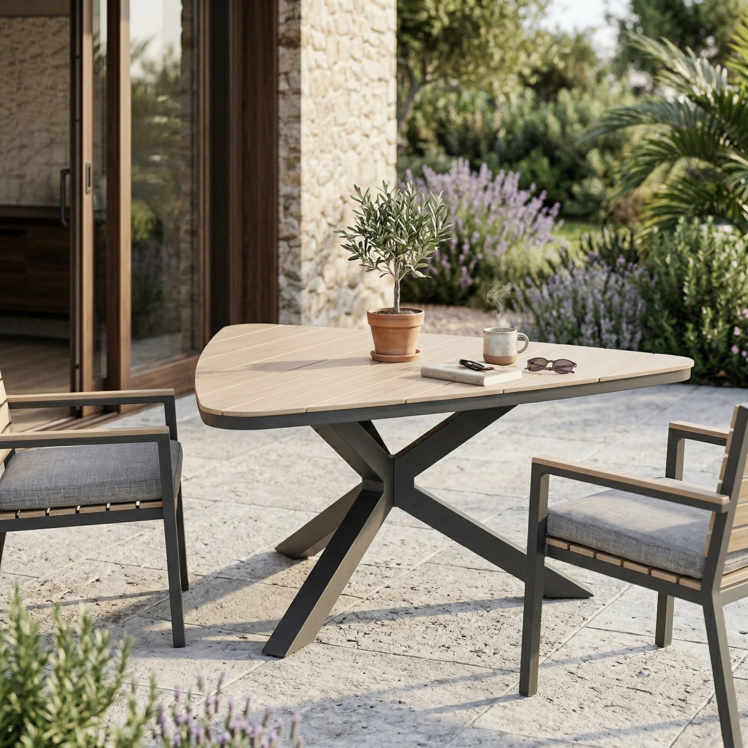 Gartenmöbel-Set Manhattan &amp; Volterra Oak – Eleganz, Komfort &amp; Design in Perfektion