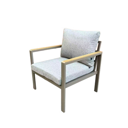 ⚽️ 🏆Unser WM Special! ⚽️🏆 Gartenmöbel Dining Lounge Set Capri Solace XL / Farb-Ausführung mocca / mousse