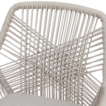 7 tlg. Essgruppe Santos Ideal zum Speisen anthrazit / nature