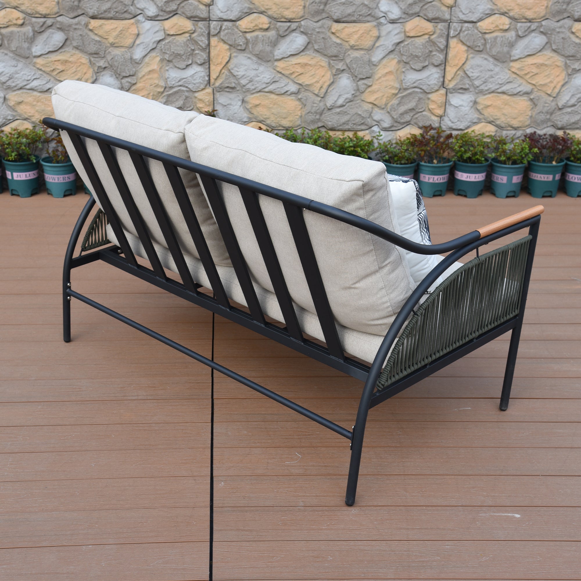 ⚽️ 🏆Unser WM Special! ⚽️🏆 Italienischer Chic! Komfort Dining Lounge Set Valencia / sehr bequem &amp; einladend