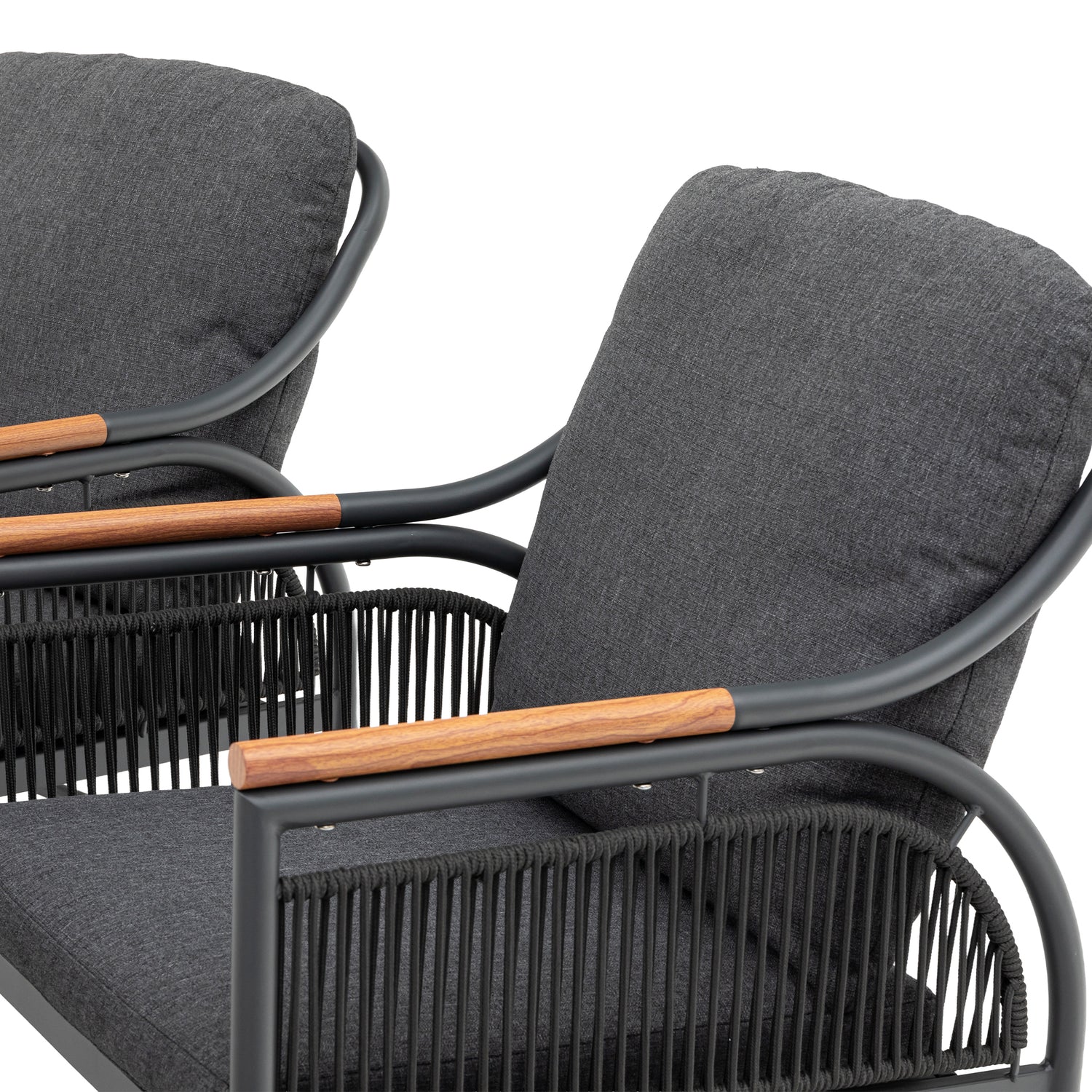 ⚽️ 🏆Unser WM Special! ⚽️🏆 ☀️ Italienischer Chic! Komfort 5 tlg Dining Set Valencia / sehr bequem &amp; einladend
