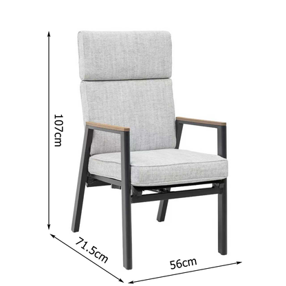 Wenn draußen zum Wohnzimmer wird: ARONA Dining-Set mit 6 Move-Sesseln &amp; ausziehbarem Tisch