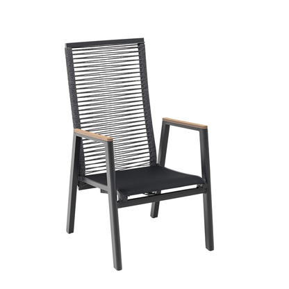 Wenn draußen zum Wohnzimmer wird: ARONA Dining-Set mit 6 Move-Sesseln &amp; ausziehbarem Tisch