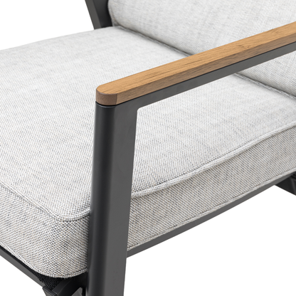 Wenn draußen zum Wohnzimmer wird: ARONA Dining-Set mit 6 Move-Sesseln &amp; ausziehbarem Tisch