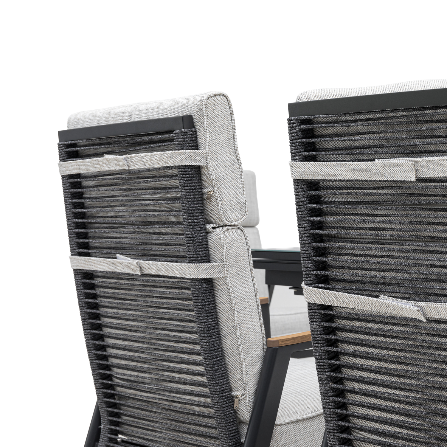 Wenn draußen zum Wohnzimmer wird: ARONA Dining-Set mit 6 Move-Sesseln &amp; ausziehbarem Tisch
