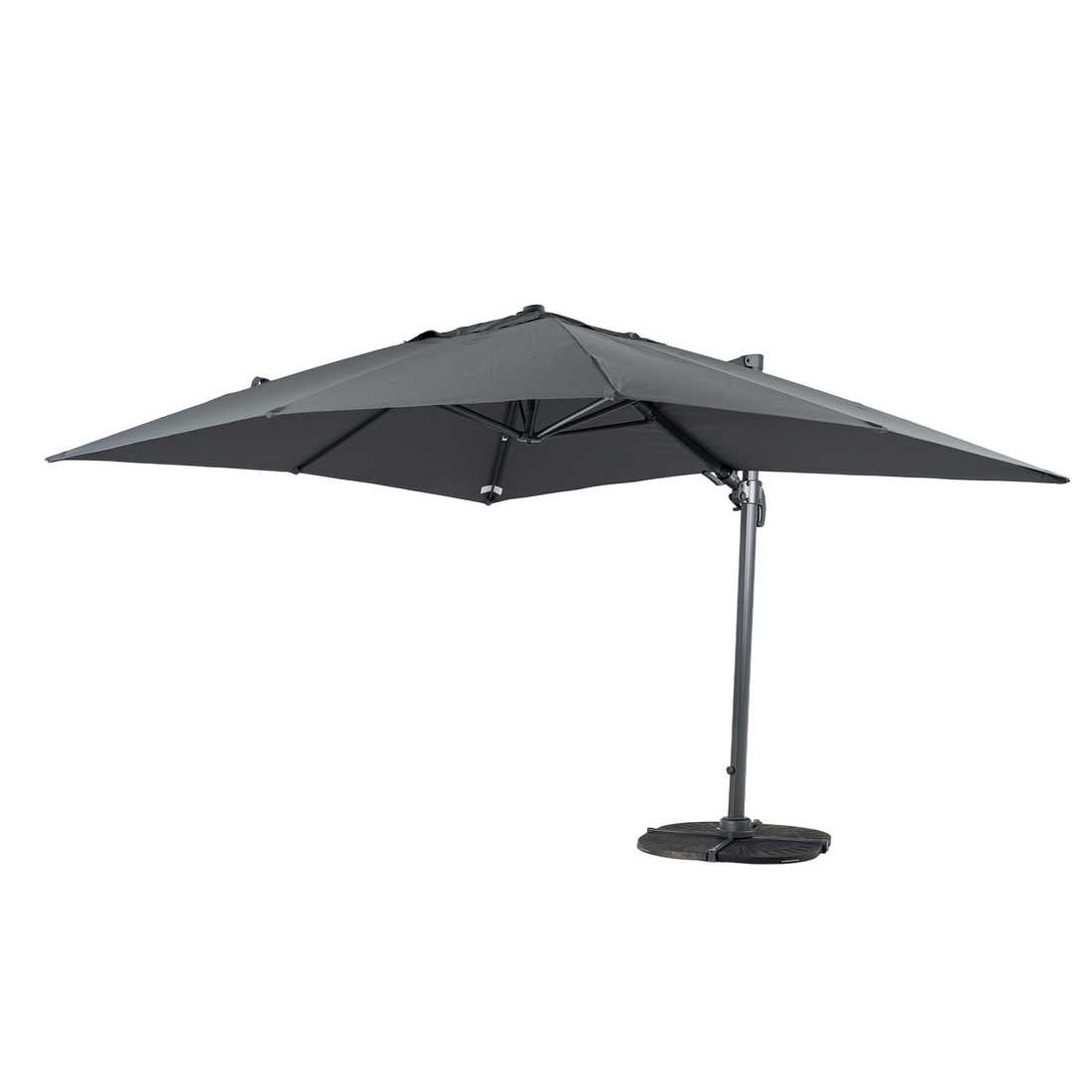 Aluminium / Polyester Sonnenschirm Nova 3x4m anthrazit UV50+