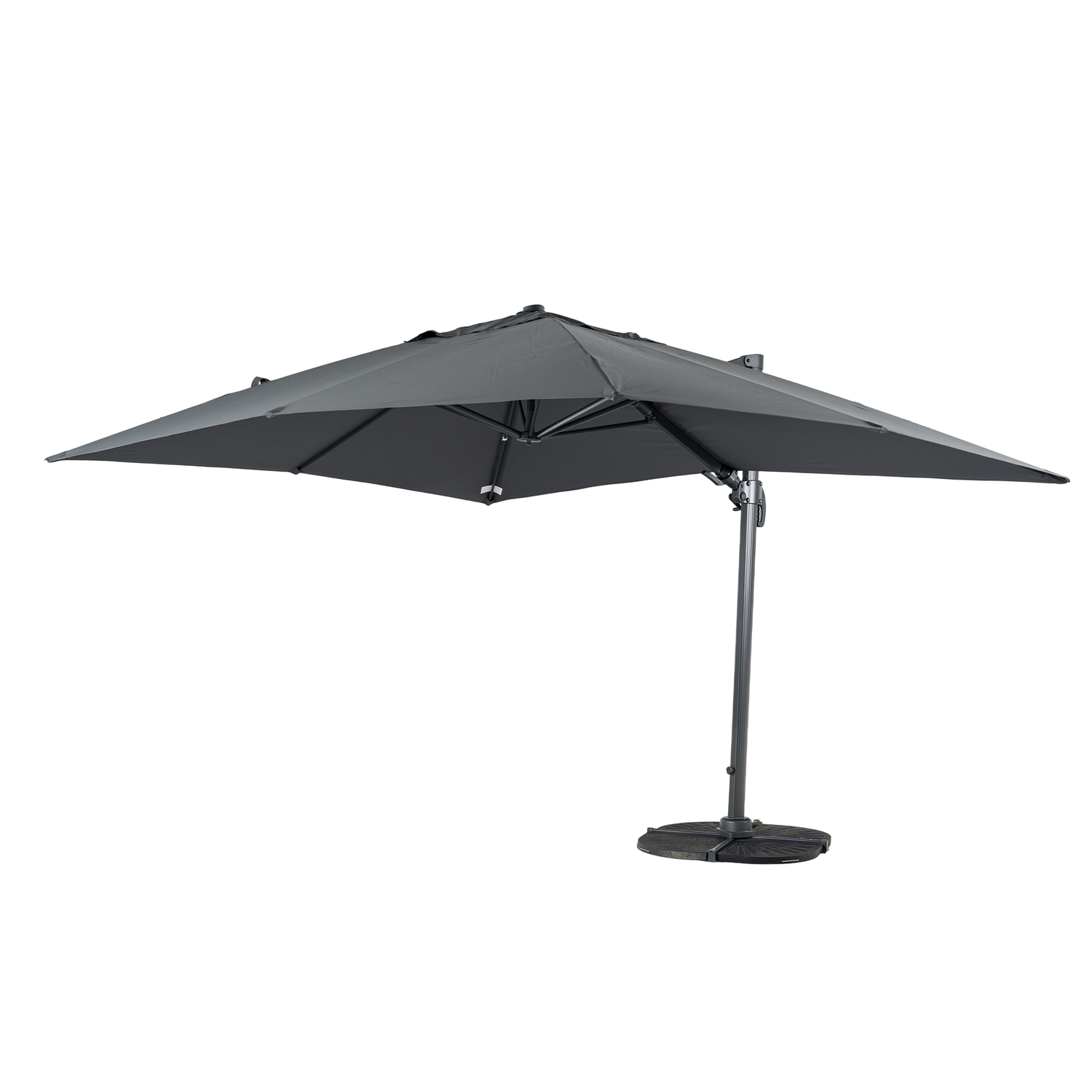 Aluminium / Polyester Sonnenschirm Nova 3x4m anthrazit UV50+