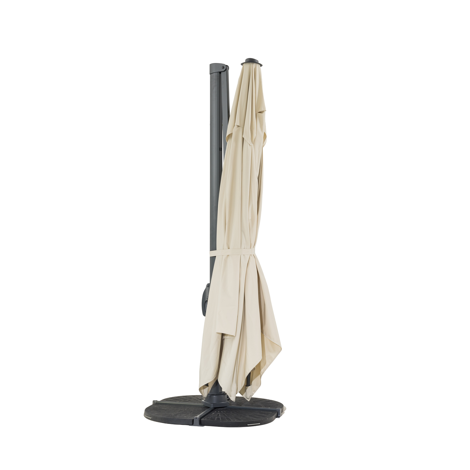 Aluminium / Polyester Sonnenschirm Nova 3x4m natur UV50+