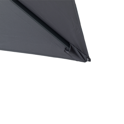 Aluminium / Polyester Sonnenschirm Luno 3x3m anthrazit UV50+