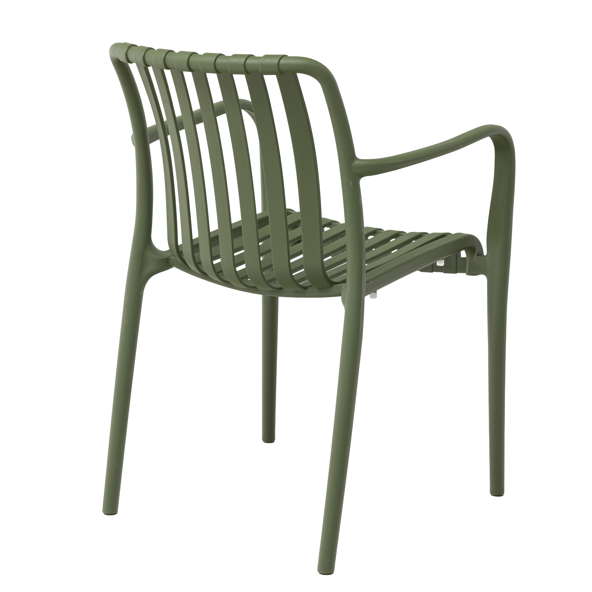 Kunststoff Stapelsessel Viva in der Farbe Matcha