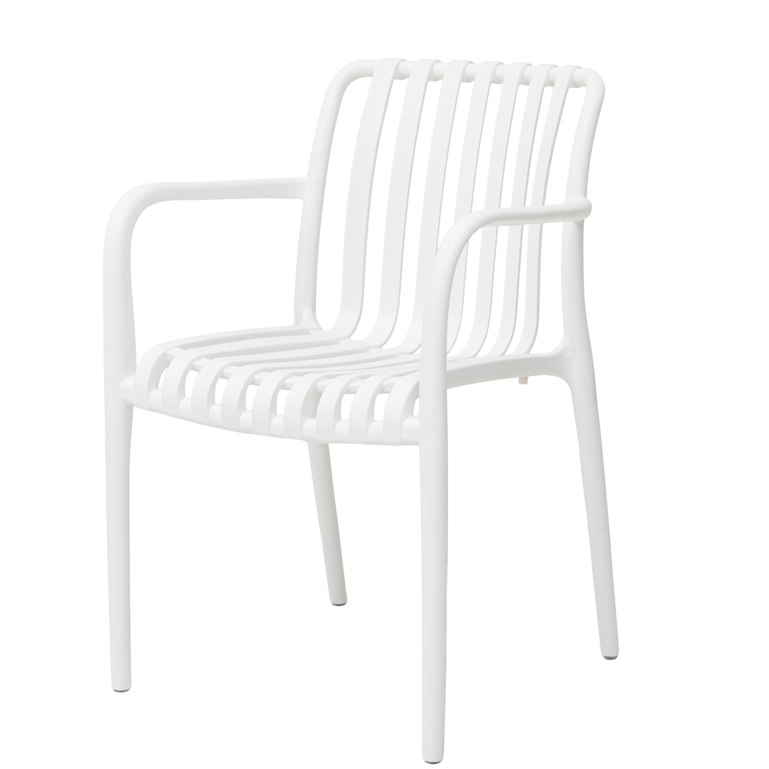 Kunststoff Stapelsessel Viva in der Farbe weiß