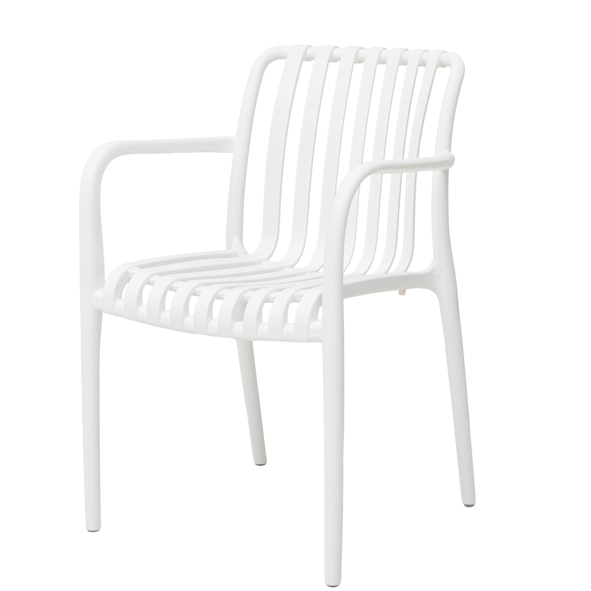 Kunststoff Stapelsessel Viva in der Farbe weiß