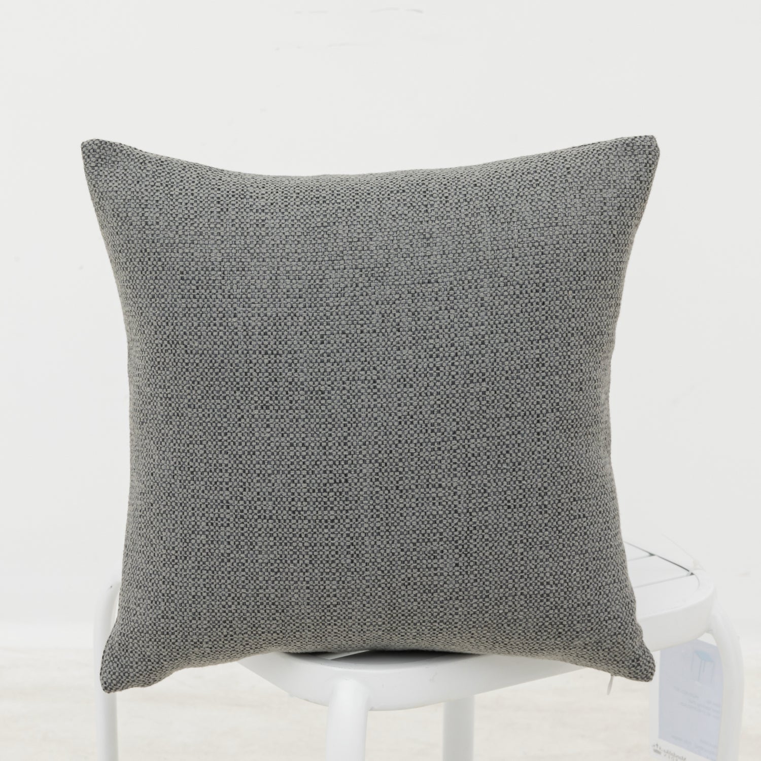2er Set Outdoor Dekokissen grau ca. 40 x 40cm wetterfest