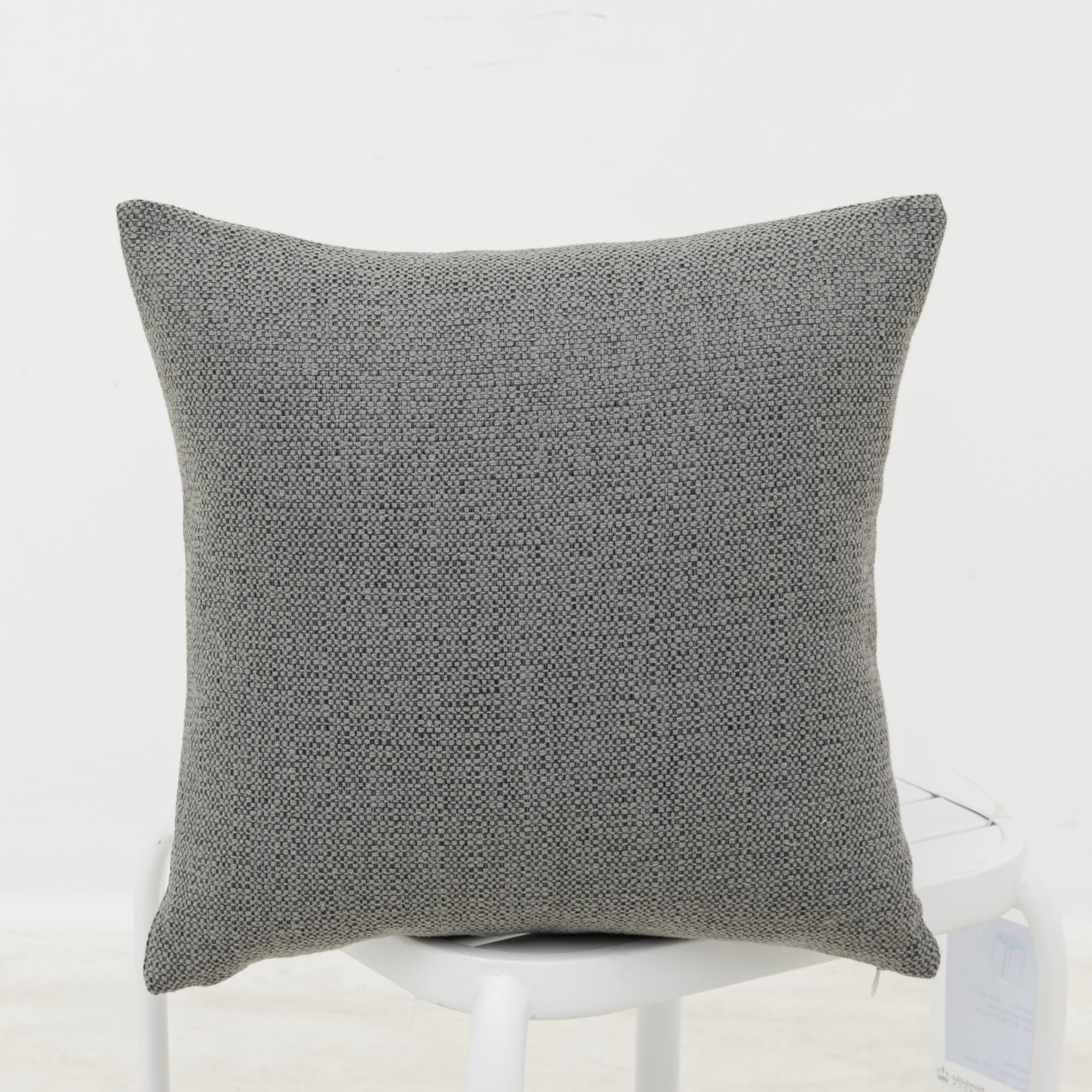 2er Set Outdoor Dekokissen grau ca. 40 x 40cm wetterfest