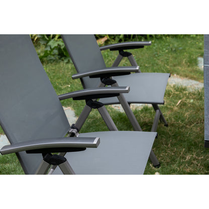 7-tlg. Premium Dining Set / Essgruppe Avantage Silver Moon inkl. Ausziehtisch Phönix