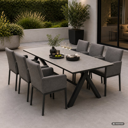 SUMMER SALE ☀️⛱️🏝️     Mich darfst du im Regen stehen lassen! Dining Set COSMO / Avantage – Modern, Komfortabel &amp; 100% Wetterfest