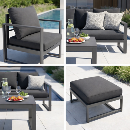 Cooles Design trifft auf Gemütlichkeit / Lounge Set Santana