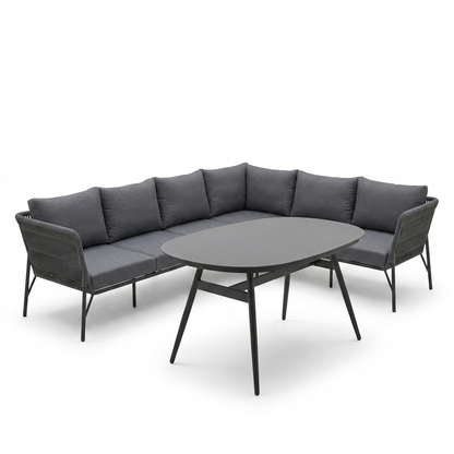 Das ultimative Outdoor-Erlebnis: Design Lounge-Set "Mykonos" &amp; Loungetisch "Puro"