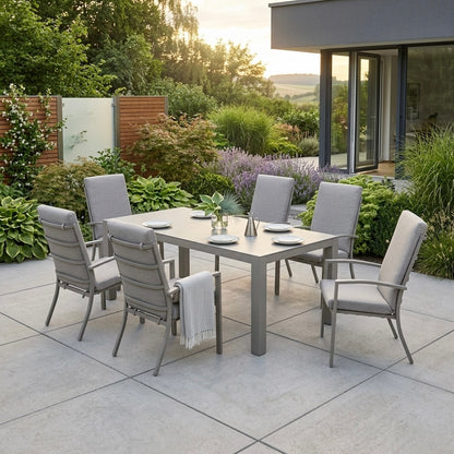 OUTDOOR NEU DEFINIERT! Premium Set Neapel inkl. Madri Sintered Stone Tisch 220x100cm