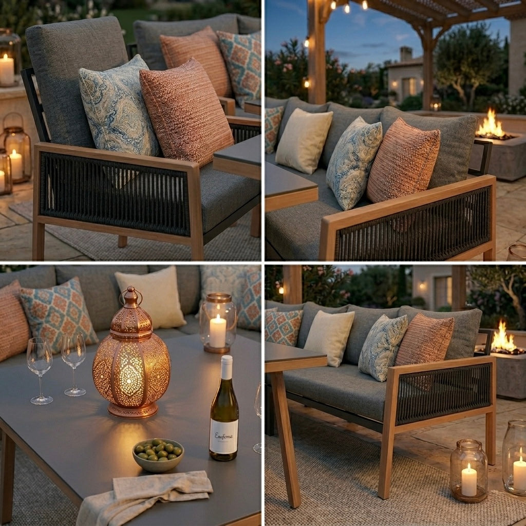 ☀️Summer Deal !☀️ Comfort Dining Eck-Lounge Aria inkl. 2x Sessel / extra hoher Rücken