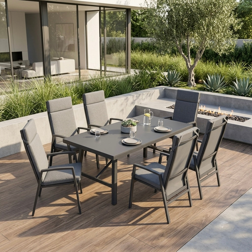 🌞 DEAL DER WOCHE 🌞 Komfort und Design! 13-tlg. Dining Move Set Arctic mit verstellbarer Rückenlehne