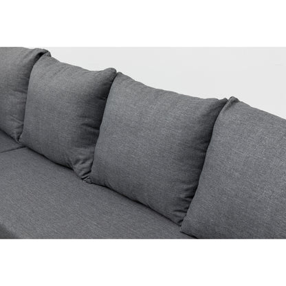 🌼FRÜHLINGS-ANGEBOT🌼  MADRI NERO SET UND 2 x ARCTIC MOVE SESSEL -Alu / Polyrope Cord Dining Ecklounge Set Madri Nero Deluxe 3in1 Funktion variabel stellbar absenkbare Armlehnen