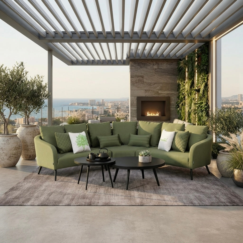 SUMMER SALE ☀️⛱️🏝️  OUTDOOR NEU DEFINIERT!  DESIGN - Lounge Set Voyage 100% LIKA-TEX® Bezug