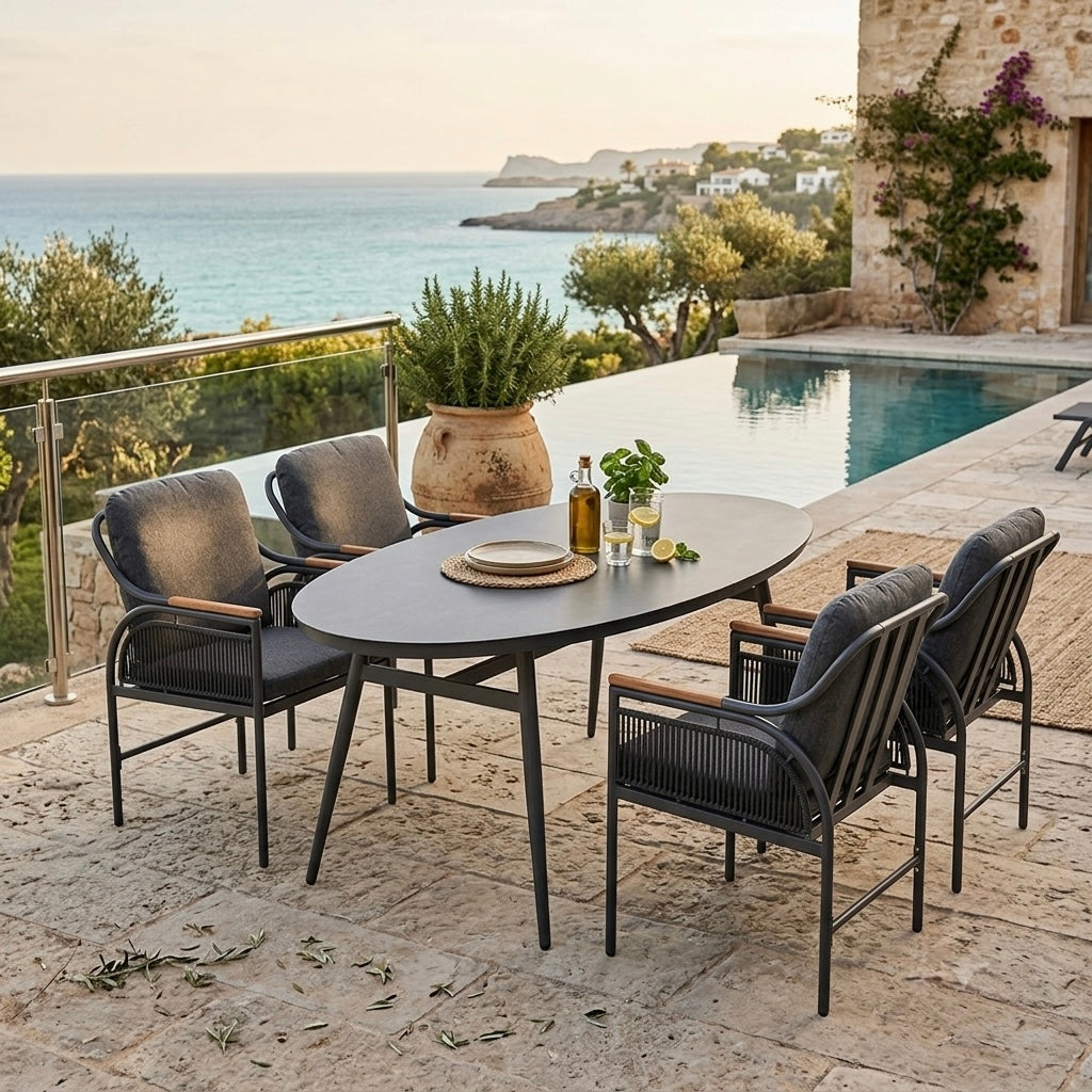 SUMMER SALE ☀️⛱️🏝️  Gartenmöbel Set Valencia / sehr bequem &amp; extra hoher Rücken