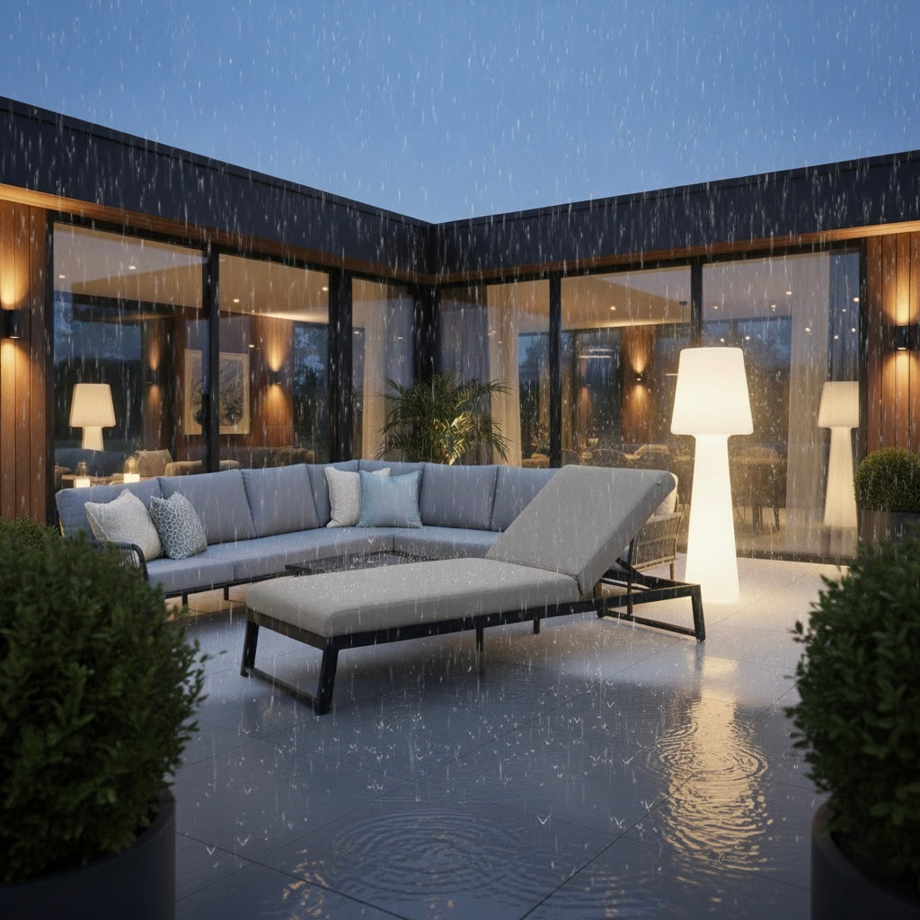 Outdoor Sonnenliege Heritage 100% wetterfest LIKA-TEX® Bezug in sand (natur) / Wetterfest