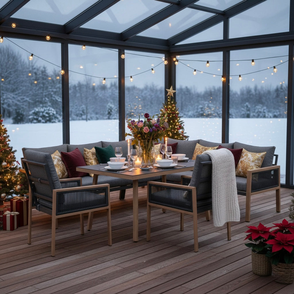 ***CHRISTMAS SPECIAL***  Premium Comfort Dining Eck-Lounge Aria inkl. 2x Sessel