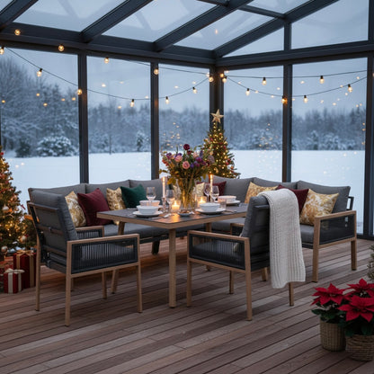 ***CHRISTMAS SPECIAL***  Premium Comfort Dining Eck-Lounge Aria inkl. 2x Sessel