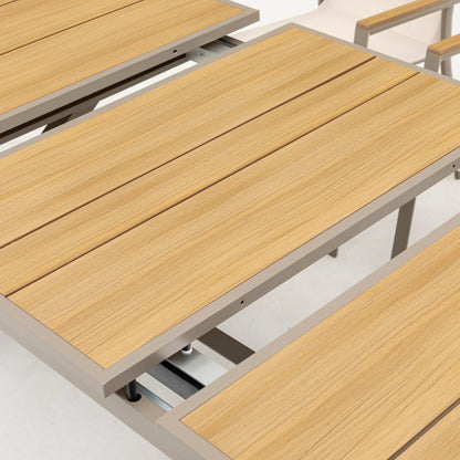 SUMMER SALE ☀️⛱️🏝️      IM TREND! 13-teiliges Outdoor Dining Set Meran / 6x Sessel inkl. 6x Sitzpolster &amp; 1x Ausziehtisch