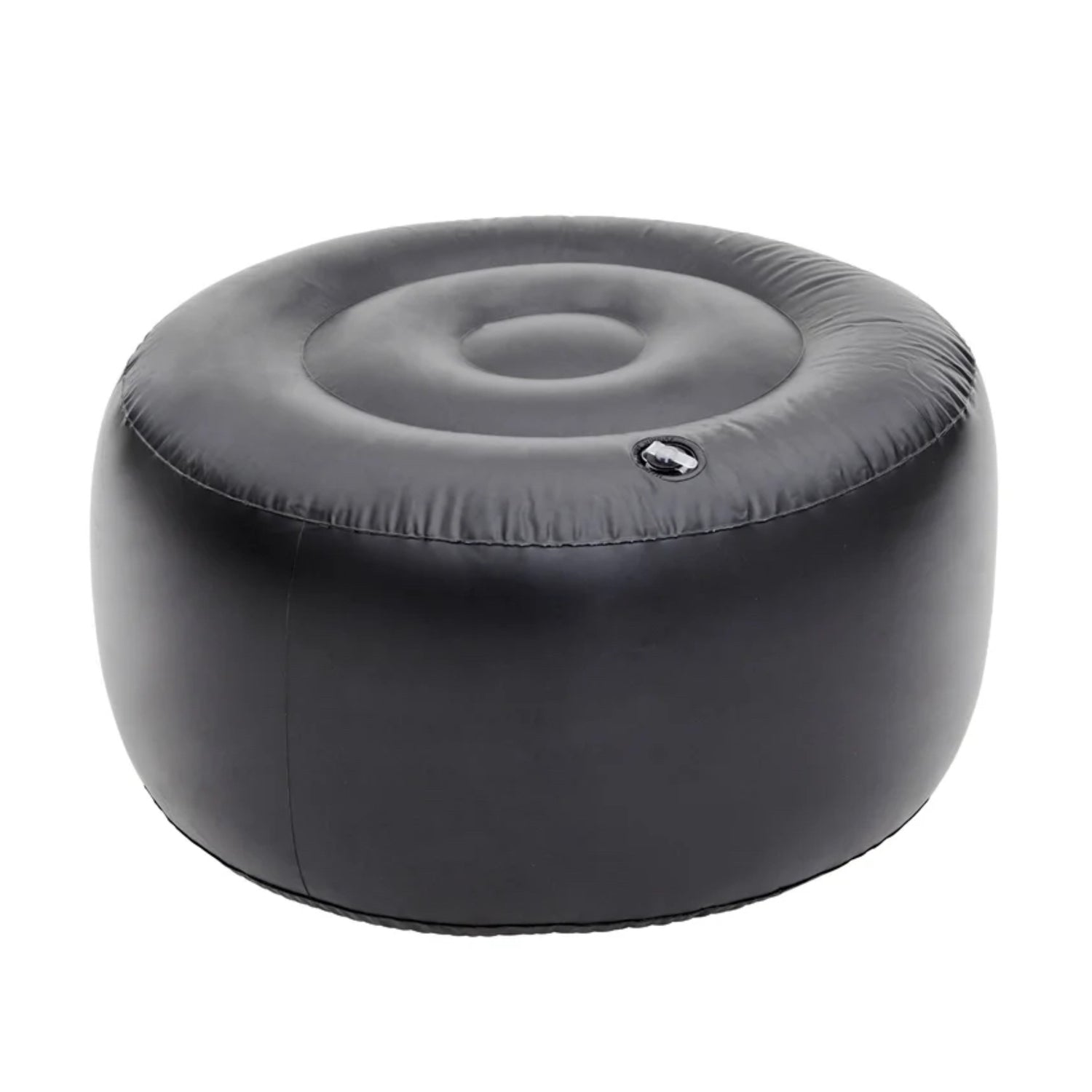 Comfort Aufblasbarer Hocker / In- und Outdoor Sitzpouf / Puff / Sitzhocker / Wasserfest schwarz / weiß (Kopie)