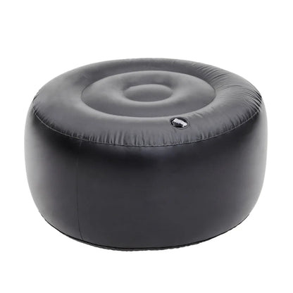 Premium Aufblasbarer Hocker / In- und Outdoor Sitzpouf / Puff / Sitzhocker / Wasserfest blau