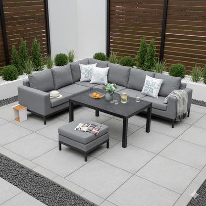 Outdoor Lounge Set Tarent 100% wetterfest mit LIKA-TEX® Bezug